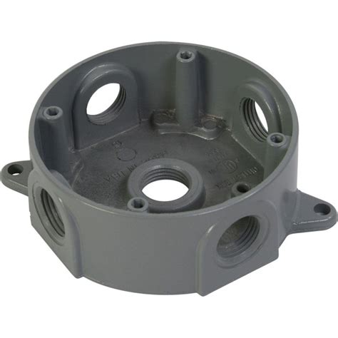 round junction box 4 inch 2 inch deep|4 round electrical box.